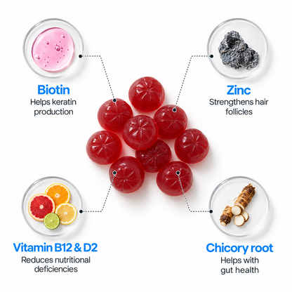Biotin Hair Growth Gummies